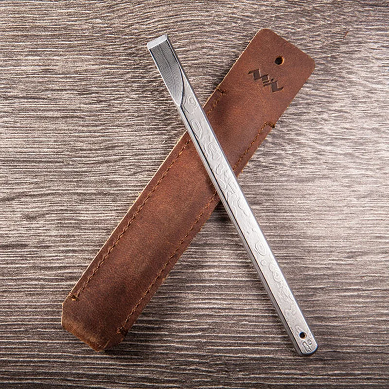 MINI MScraper Viper Stainless Steel Hand Tools Sharp Durable with Portable Leather Bag and 3000 Oilstone Tool Kit Set Exquisite woodworking hand tools