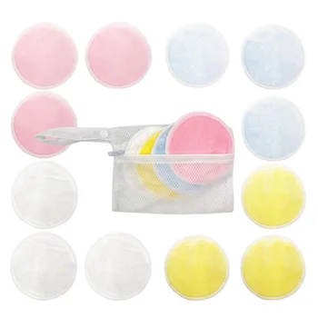 

Facial Cleaner Soft Makeup Remover Pad Round Washable Cosmetics Tool Face Wipes Skin Care Reusable Deep Cleansing Bamboo Cotton