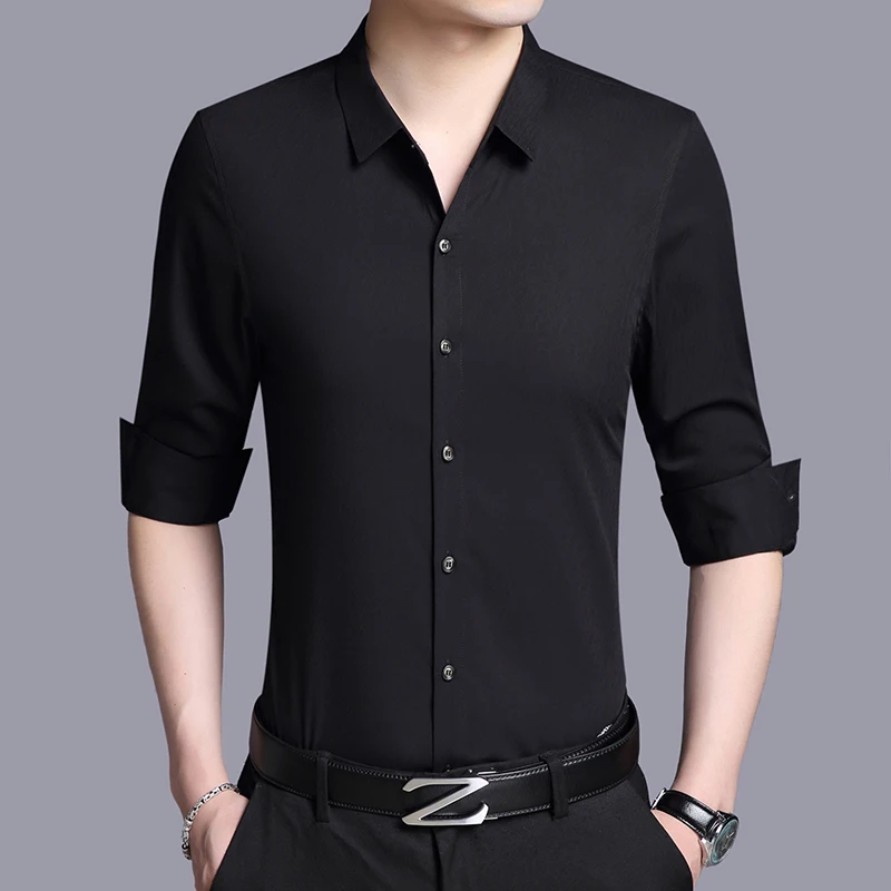 Купить Черную Шелковую Рубашку Мужскую