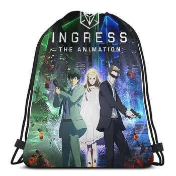 

New Hot Ingress Fashion Cartoon Student School High Quality Backpack Boys Woman Girls Drawstring bag