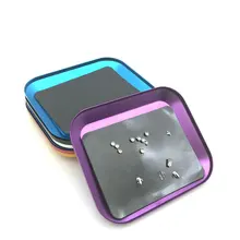 1 шт. Стоматологическая лабораторная Магнитная пластина, используемая для Ортодонтическая скобка и т. д. части и стоматологическая лаборатория из нержавеющей стали