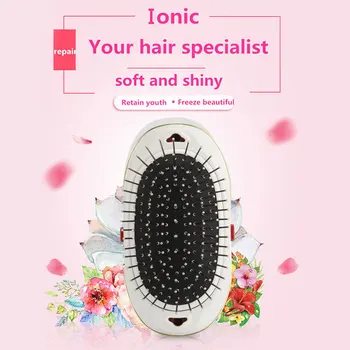 

Newly Portable Electric Ionic Hairbrush Takeout Mini Hair Brush Comb Massage Head Tool CLA88