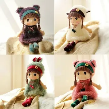 

Cute Baby Girl Soft Stuffed Doll Plush Toy Plush doll Children Short Yarn Toy Birthday Gift