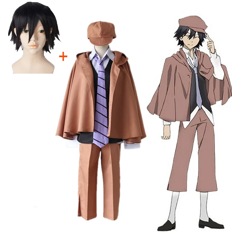 Anime Bungo Stray Dogs Cosplay Costumes Ranpo Edogawa Cosplay Costume Detective Uniforms Halloween Party Game Bungou Stray Dogs Scary Costumes Aliexpress