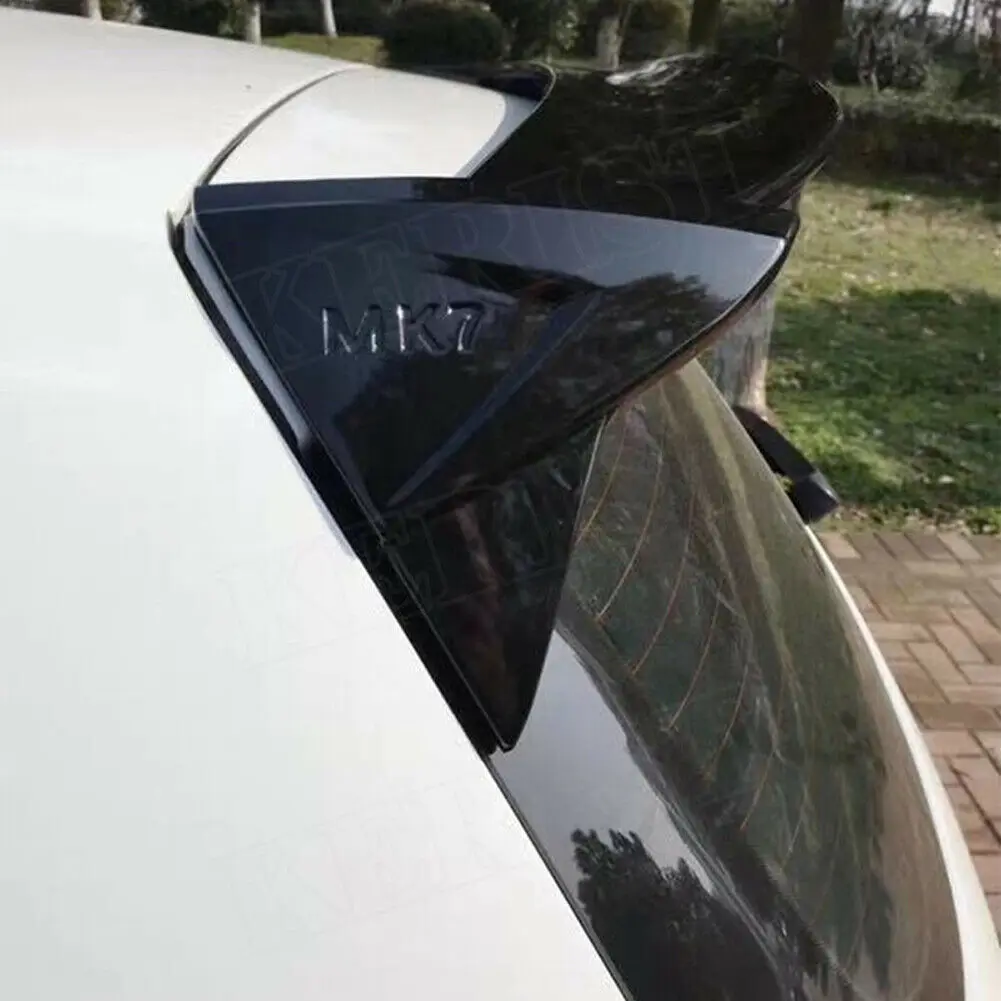 ABS спойлер заднего багажника крыла для Volkswagen VW Golf7 MK7 Rline 2014 2018 Black|Спойлеры и