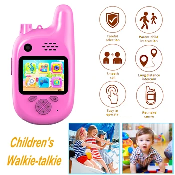 

2.0 inches 1G 32GB Children's Cartoon Camera Toys Walkie-talkie 1280*720 Intercom Video Camera Toys Gifts For Kids