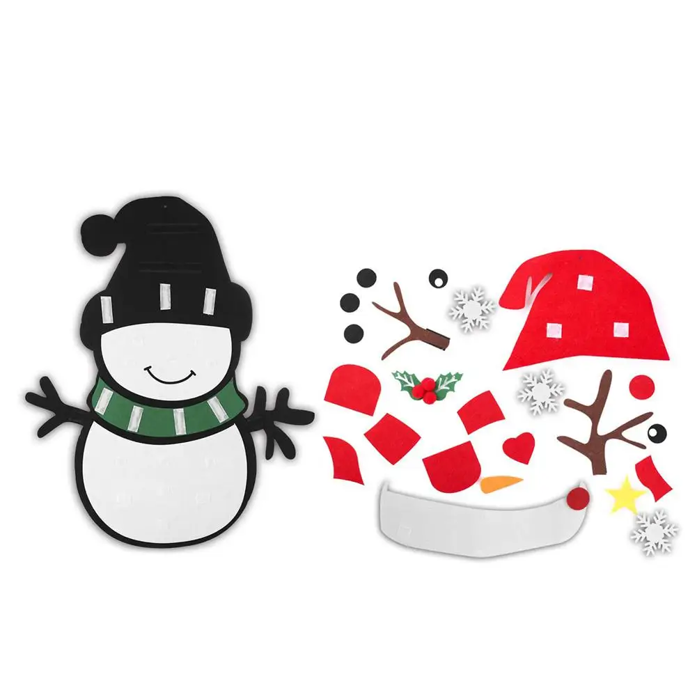 5 Children Felt Christmas Tree DIY Toys with 45pcs Ornament Christmas Decoration ForHome New Years Gifts Xmas Party Decor For Home - Цвет: 5