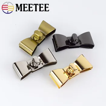 

2/4pcs 55x23mm Metal Twist Turn Locks Women Bag Lock Snap Decorative Clasps Closure DIY Hardware Accessories BF667