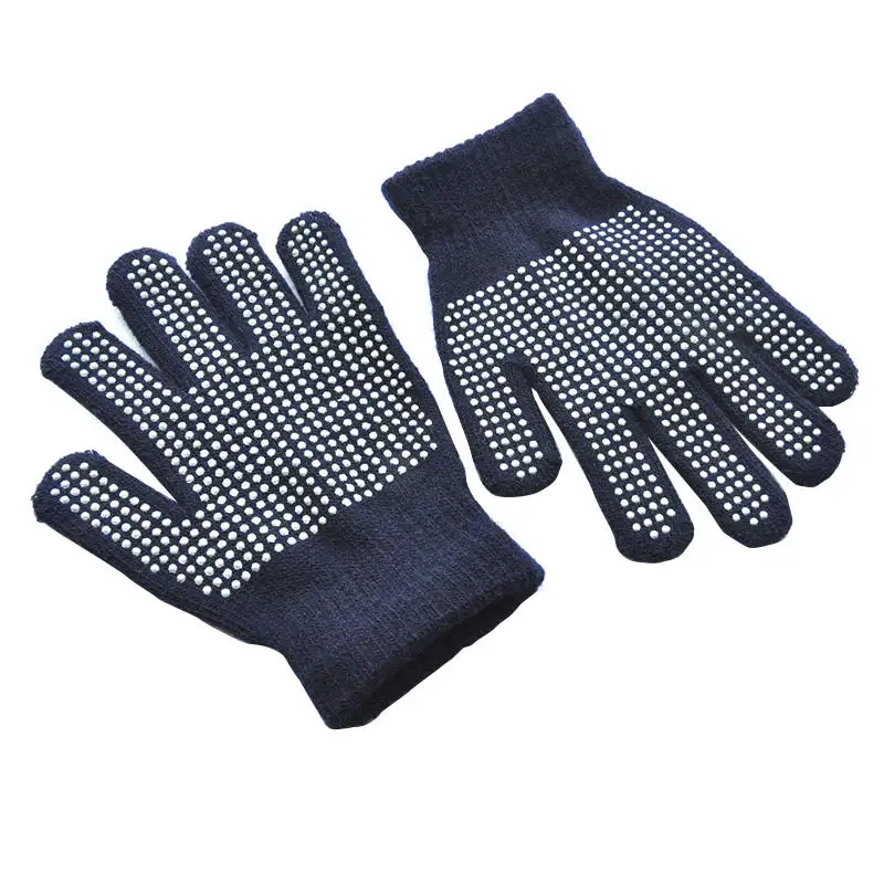 Warmom Children's Winter Warm Knitted Non-slip Polka-dot Particle Offset Gloves Children Anti-skid Magic Glove For Kids 3-7Y cool baby accessories