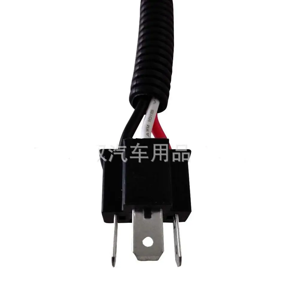2PCS H4 9003 HB2 Ceramic Wire Extension Headlight HID / LED Cable Adapter Plug Harness Connector Female Socket H1 H7 H11 9005