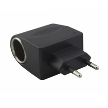 110 V-240 V переменного тока в постоянный, работающего на постоянном токе 12 В в розетка для автомобильного прикуривателя штепсельная вилка европейского стандарта Зарядное устройство адаптер конвертер стены Авто-Стайлинг Универсальный