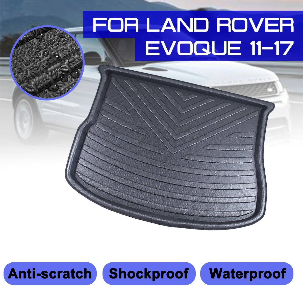 Для Land Rover Evoque 2011 2012 2013 2014 2015-2017 автомобильный напольный коврик чехол с защитой от