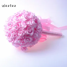 Свадебный букет невесты из роз букет шелковых цветок пионы для хранения украшения цветов SPH161