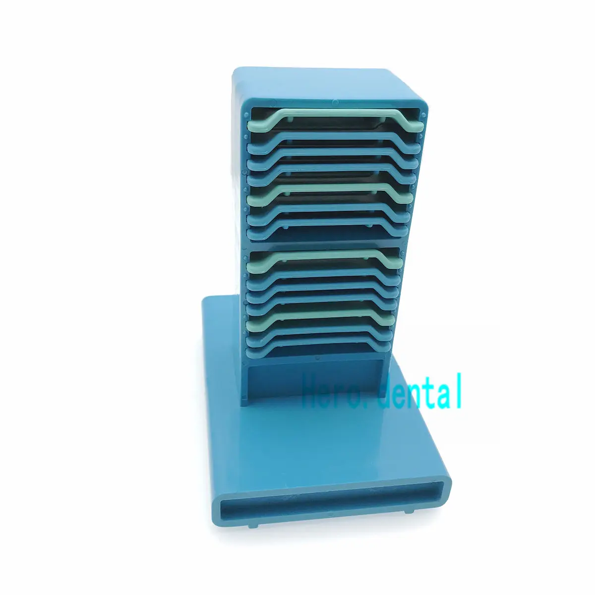 Dental Impression Trays Holder Dispenser Double Sides Position ABS Green Color