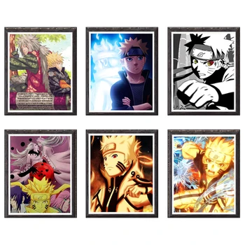 

NARUTO Boruto Ninja of Uzumaki Naruto Japanese Anime Fabric Poster Canvas Wall Art Prints Pictures for Home Decor 50 x 70 cm