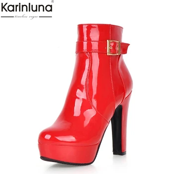 

2020 Large Sizes 43 Party Boots Woman Shoes women Fashion High Heels Women's Shoes Sexy Autumn Winter Ankle Boots female