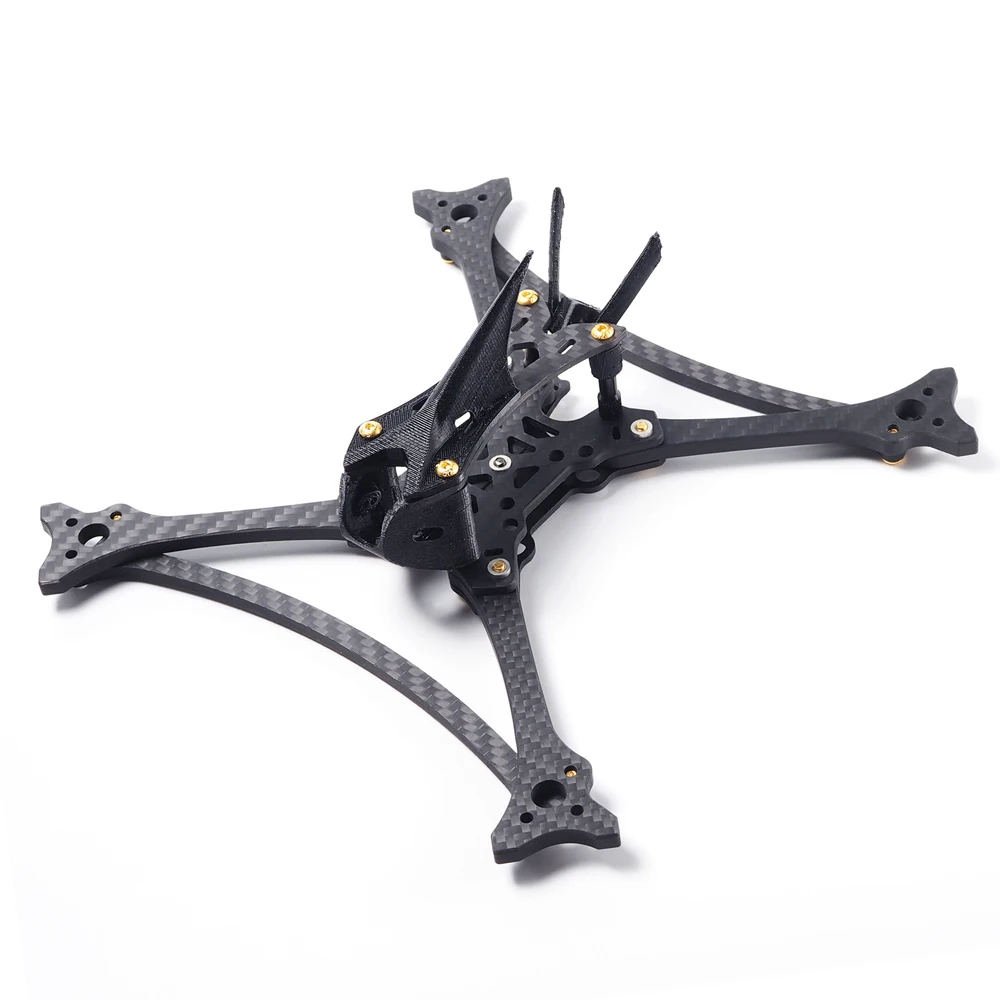 

HGLRC Wind5 Lite True-X 208mm Carbon Fiber FPV Frame Kits 5mm Arm for RC FPV Racing Freestyle 5inch Drones DIY Parts