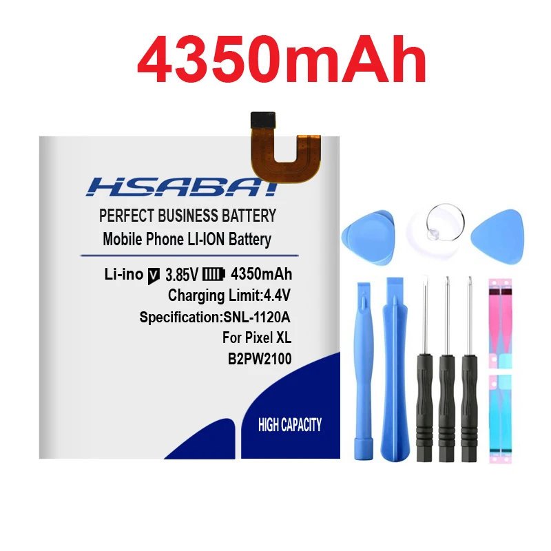 

HSABAT B2PW2100 4350mAh Battery for HTC nexus google Pixel XL / Nexus M1