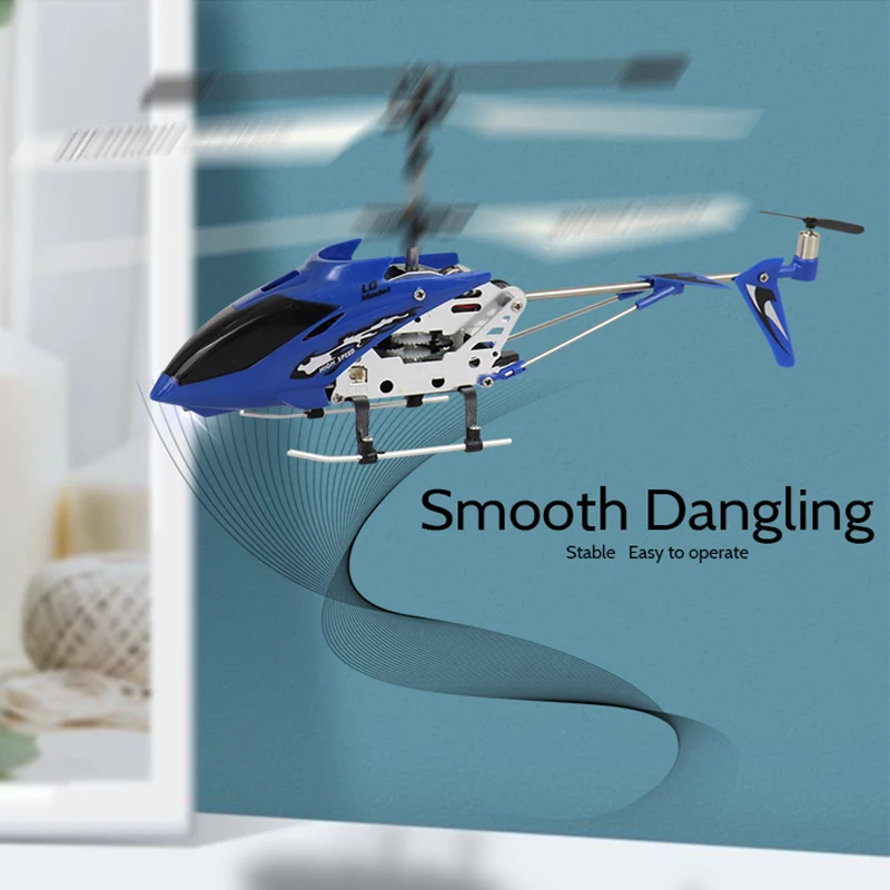 3.5CH Alloy Remote Control Helicopter with Light USB Charging Children Toys RC Airplane Mini Drone Toys for Boy Kids Aircraft 2
