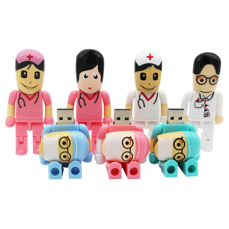 TEXT ME 64 ГБ 9 модель Doctors USB флешка usb 2 0 флеш накопитель 4 8 16 32 usb2.0 флешка|USB