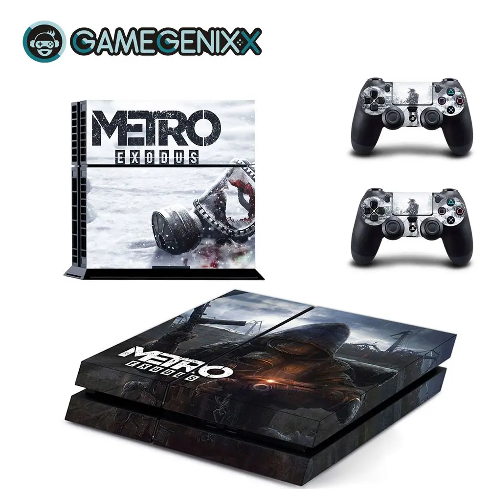 GAMEGENIXX виток винилопласта с наклейкой для консоли PS4 и 2 контроллеров-Metro