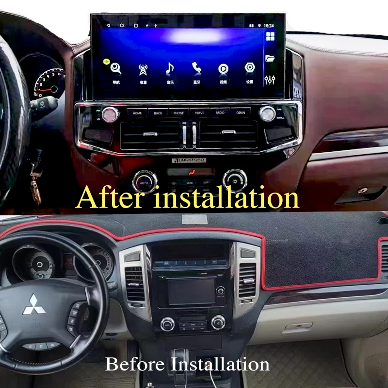 

LiisLee Car Multimedia GPS HiFi Audio Radio 12.3 Screen CarPlay For Mitsubishi Pajero V80 V97 V93 2006~2022 Navigation NAVI