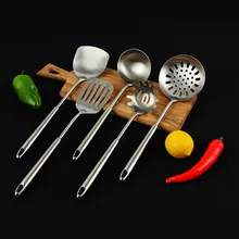 Посуда из нержавеющей стали набор шпателей из Пособия по кулинарии бытовой шпатель Ресторан отеля Ladel дуршлаг производства Дома Оптом
