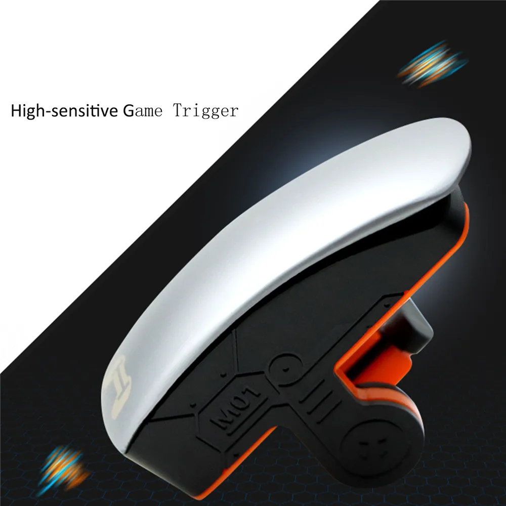  Metal Game Trigger High-sensitive Mobile Phone PUBG Game Joystick Shooter for Apple Android Phone L