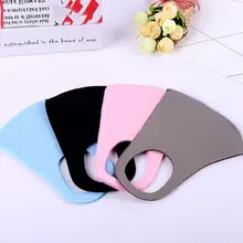 1 шт., черная, Корейская версия, губчатая маска для рта, дышащая, унисекс, губка, маска для лица, многоразовая, против загрязнения, защита для лица