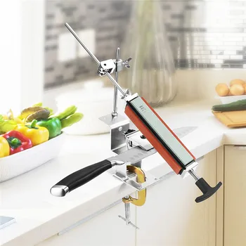 

Knife Sharpener With 4 Stones Whetstone Newest Portable Professional Kitchen Fix-angle Knife Sharpener Sharpening Tools