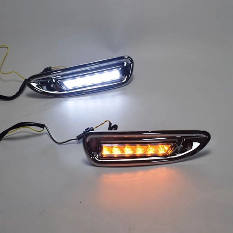 СВЕТОДИОДНЫЙ DRL Дневной светильник противотуманная фара автомобиля 12V для бега светильник s для Mazda6 2008 2009 2010