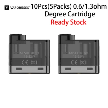 

10Pcs Original Vaporesso Degree Pod Cartridge 2ml E Cigarettes With 0.6ohm mesh Coil or 1.3ohm CCELL Core Vape Tank