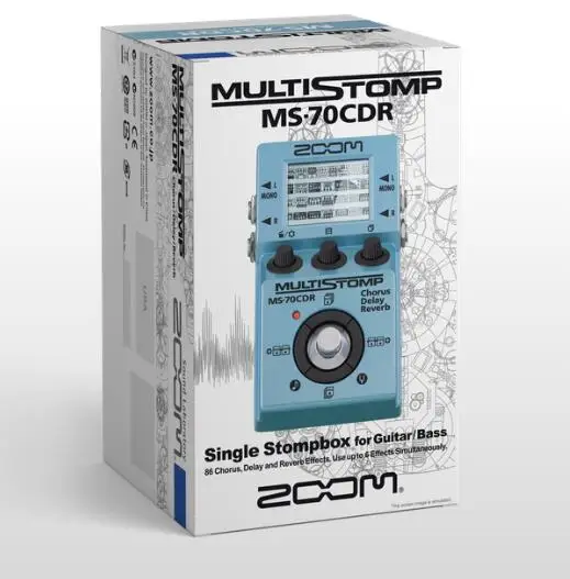 Zoom MS-70CDR/UK Guitar Effects Pedal Zoom MS-70CDR/UK Guitar Effects Pedal