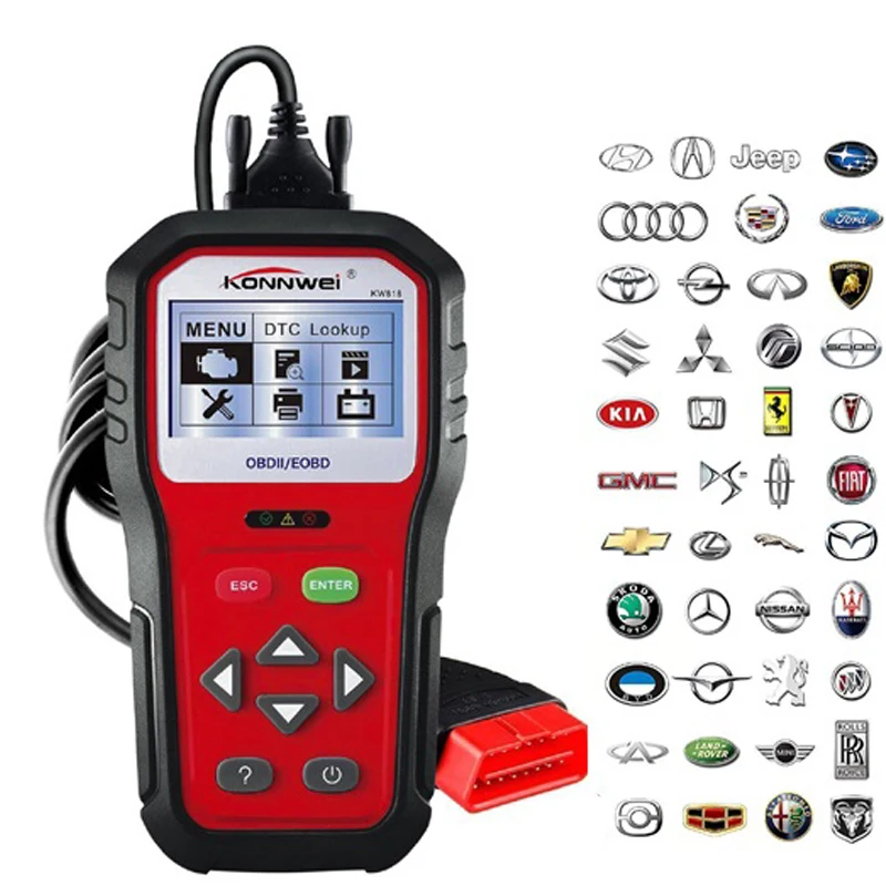 Профессиональный диагностический сканер OBD OBD2 считыватель кодов ошибок