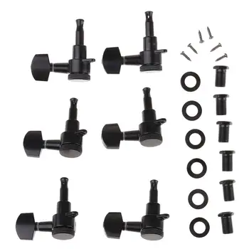 

6Pcs / Set Guitar String Tuning Pegs Locking Tuners Keys Machine Heads Chrome