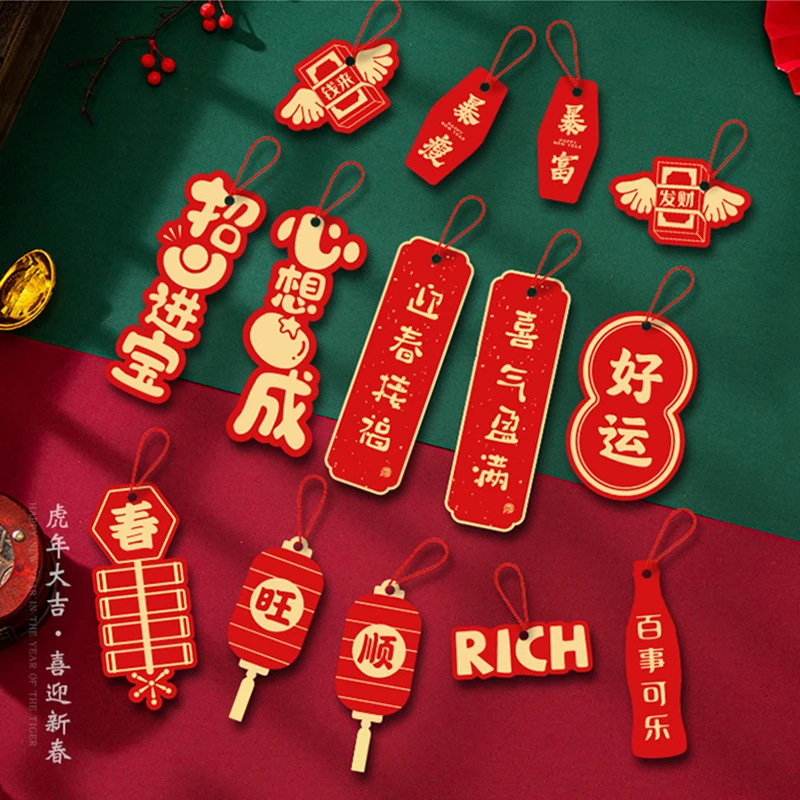 Украшения для карт LBSISI Life Chinese новый год праздник весны реквизит украшения