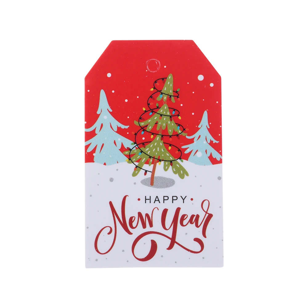100 Small White Card Gift Name Tags Wrapping Xmas Christmas Birthday 3cm x 4.5cm 