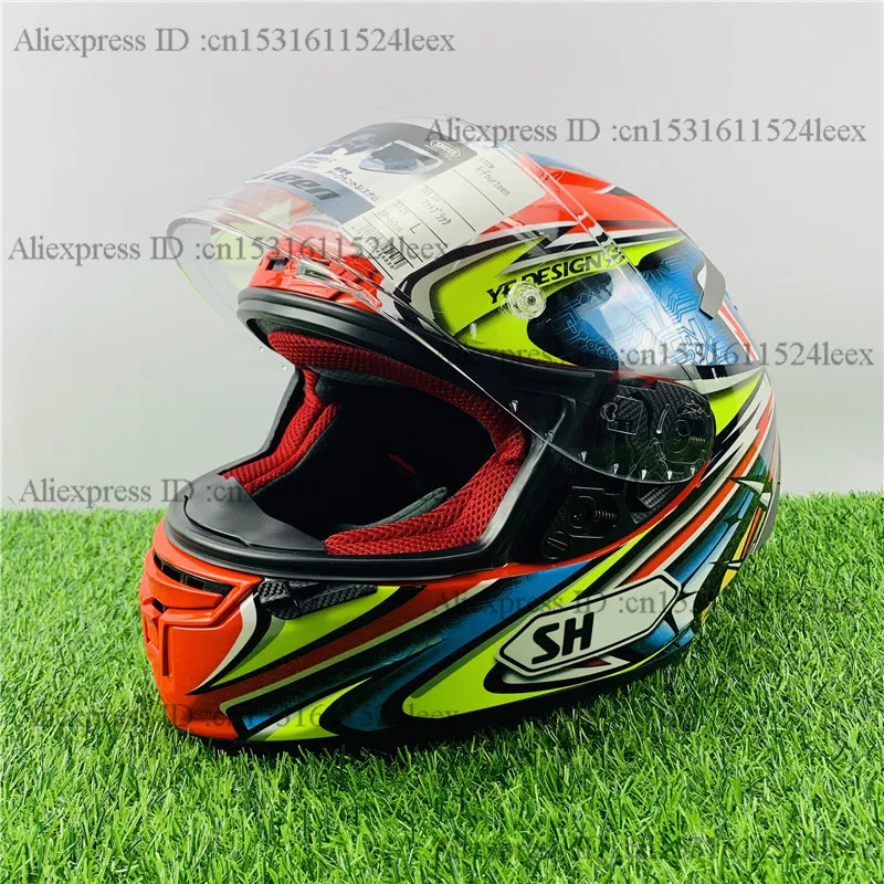 US $129.60 Full Face Motorcycle Helmet X14 93 Marquez Red 2 DAIJIROo Helmet Antifog Visor Riding Motocross Racing Motobike Helmet