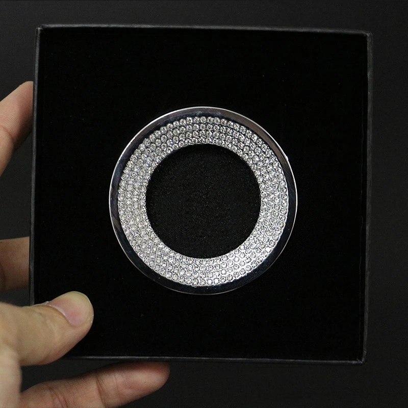

Car Steering Wheel Diamond Decorative Sticker For Volkswagen VW Polo Passat B5 B6 CC Golf 4 5 6 7 Touran T5 Tiguan Bora Sciroc