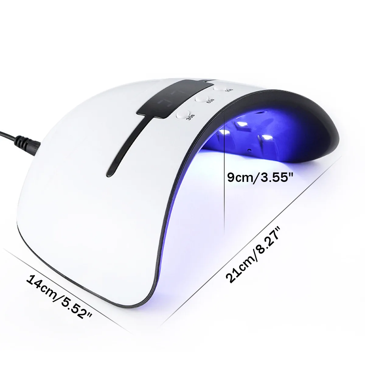 36W Pro Сушилка для ногтей лампа 12 Светодиодный УФ-гель, акриловый изгибы света маникюрный таймер инструменты для дизайна ногтей