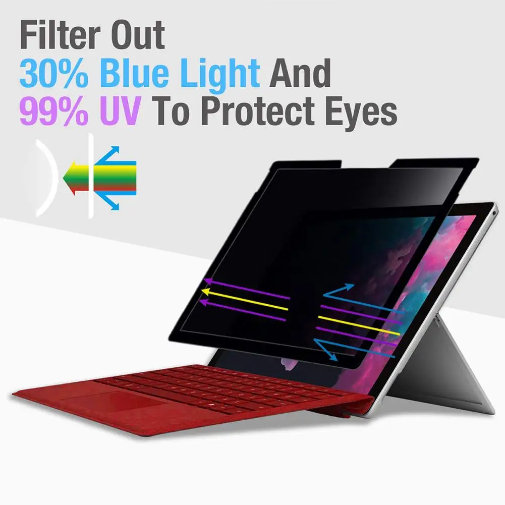 Privacy Screen Protector Protective Anti-spy Film Removable Privacy Screen Filter For Microsoft Surface Pro 7 6 5 4