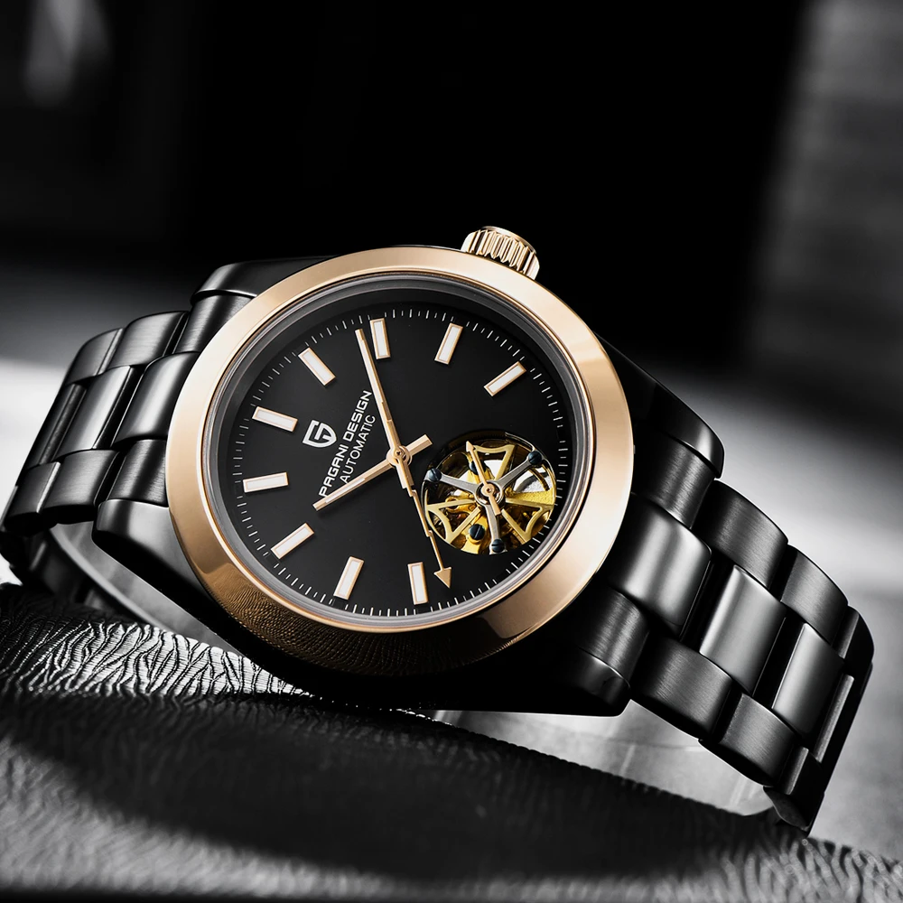free dropshipping PAGANI DESIGN Top Brand Business Waterproof Mechanical Watch Stainless Steel Men Watch Sapphire Glass Tourbillon Automatic Watch (25)