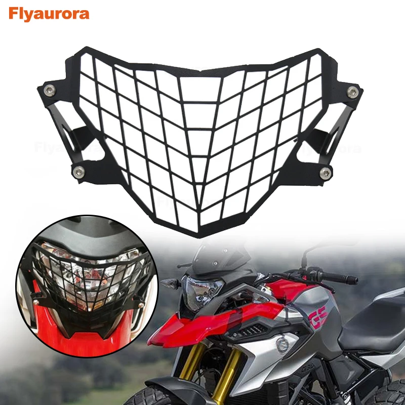 

Front Motorcycle Headlight Mesh Grill Mask Retro Head Lamp Cover Mount Protector Guard For BMW G310GS 2017-18 motorcycle Access