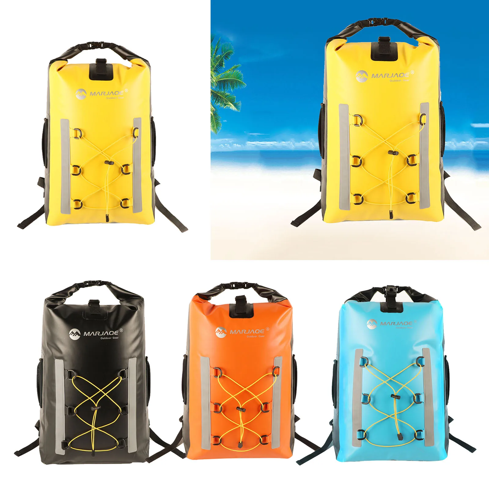 30L Travel Waterproof Portable Rafting Fishing Camping Bag Backpack