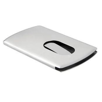 

2 pcs Card Case Exquisite Stainless Steel Business Card Case for Student