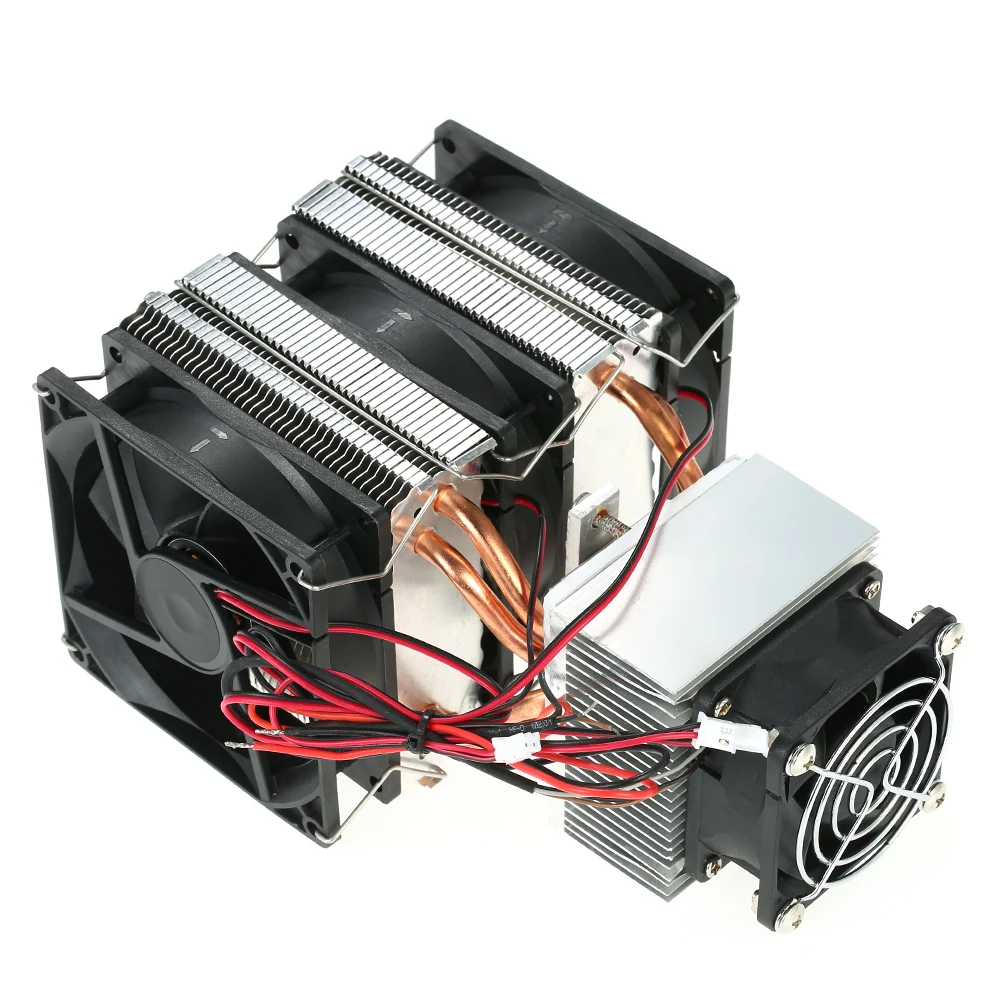 

Hot New 12V DIY Refrigeration Semiconductor Kit Accessories set Water-cooled Air Conditioning Electronic Cooler CPU Water Head