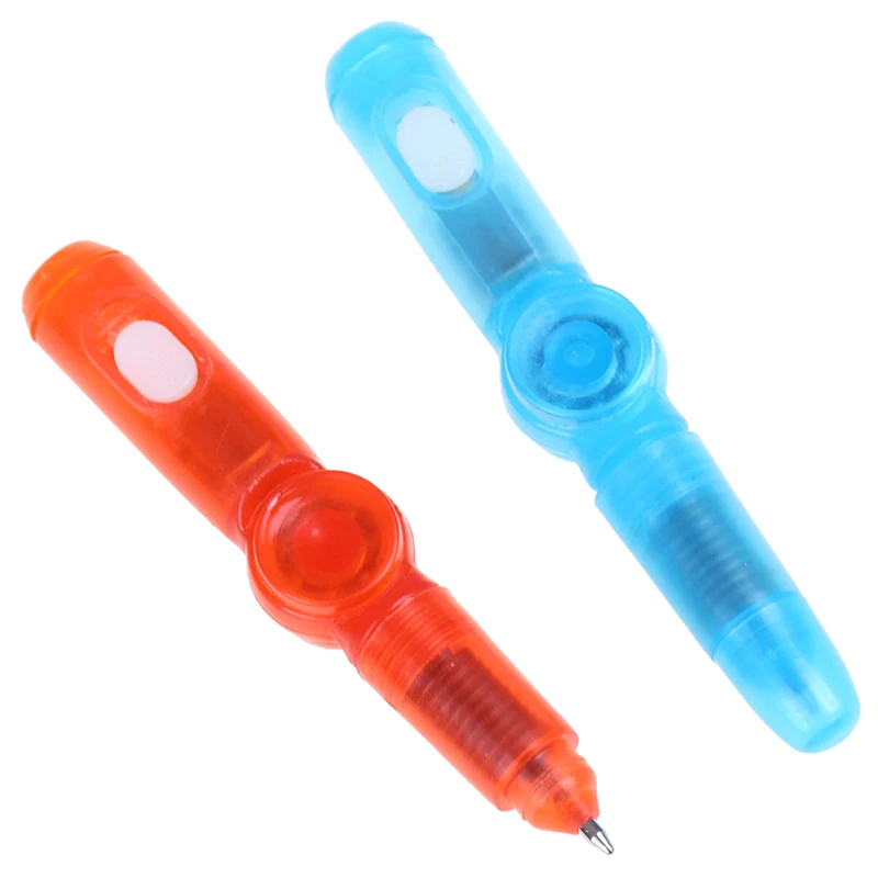 Светодиодный спиннинг ручка шариковая ручка Спиннер ручной вертушка светящийся в темноте светильник EDC игрушки для снятия стресса детские игрушки подарок школьные принадлежности