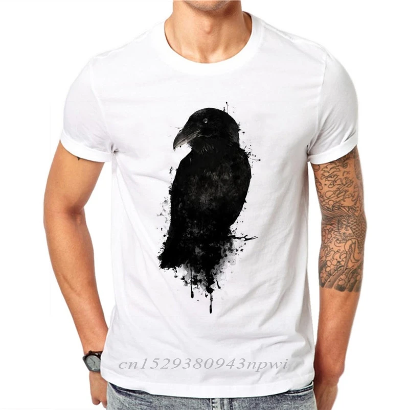 tee shirt black crows