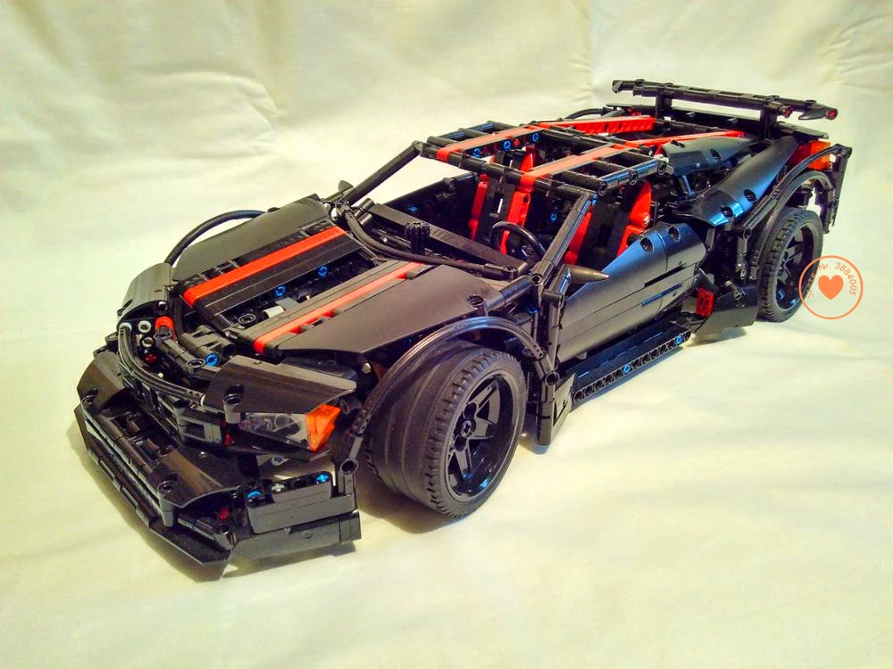 MOC Assassin X19 fit technic гоночный автомобиль модель автомобиля строительный блок кирпичи игрушка для мальчиков подарок малыш город diy Кирпичи детей