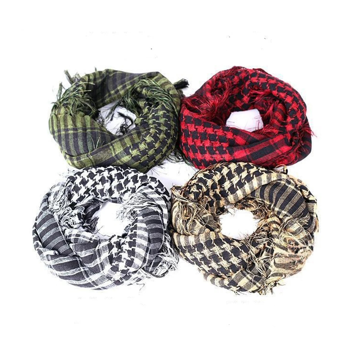 

Hunting Army Military Tactical Keffiyeh Shemagh Desert Arab Scarf Shawl Neck Cover Head Wrap Hiking Airsoft Shooting Accessories